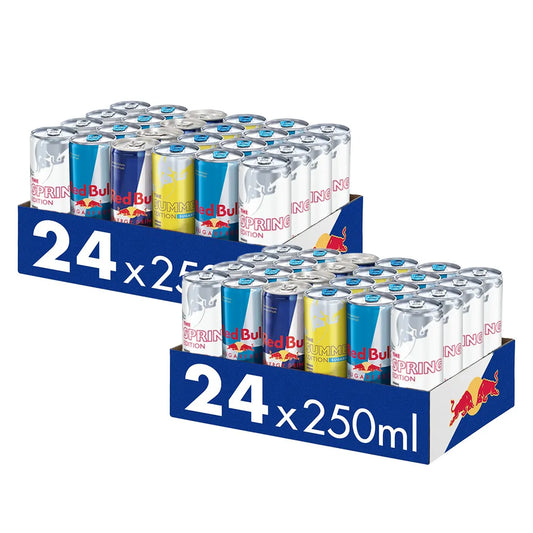48 x Red Bull Energidryck 250 ml Mixflak