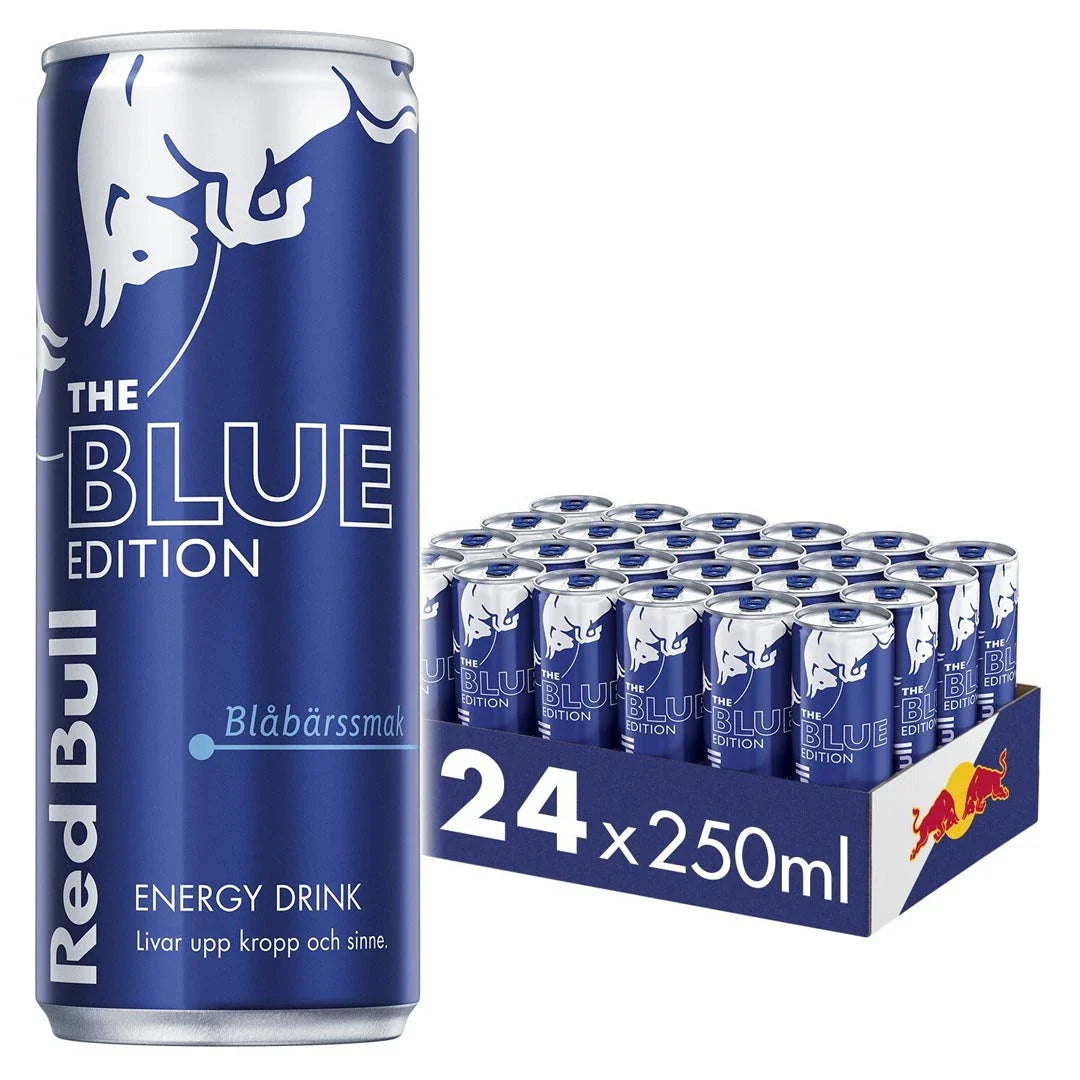 24 x Red Bull Energidryck 250 ml Blue Edition -  Blåbär
