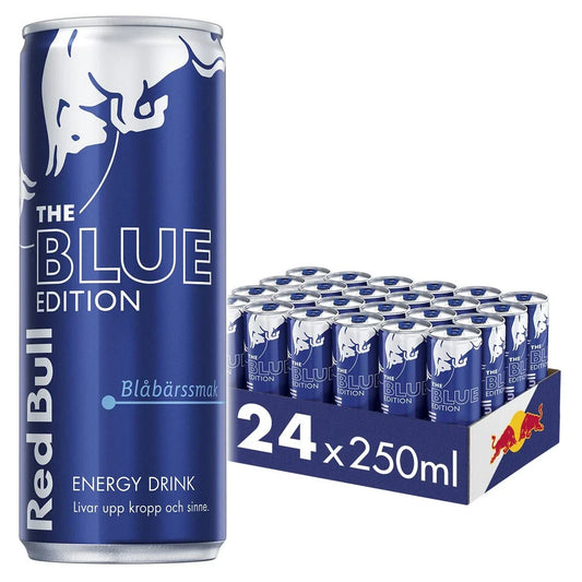 24 x Red Bull Energidryck 250 ml Blue Edition -  Blåbär
